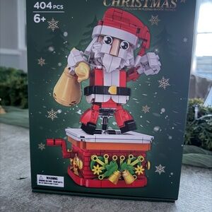 Christmas Santa Building Block Set - Red and White